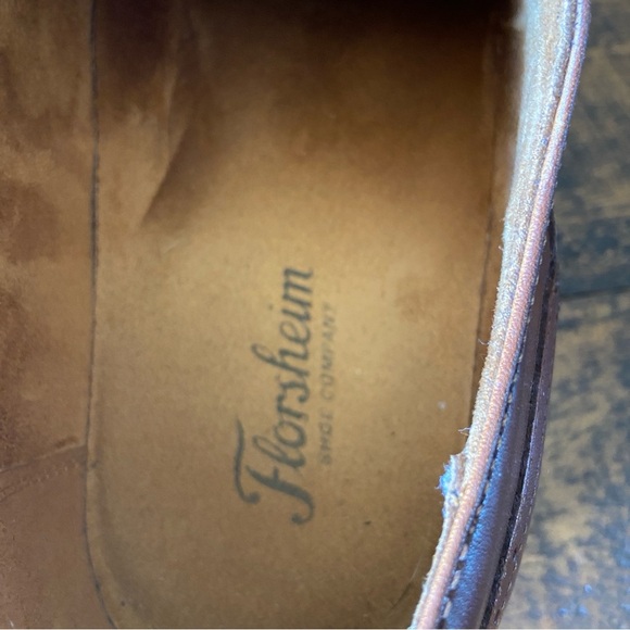 Florsheim Men’s Brown Leather Oxford Dress Shoes, Size 13 M, Classic lace up. - Picture 5 of 10